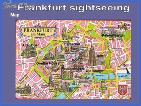 Image result for frankfurt tourist map | Sightseeing, Tourist map ...