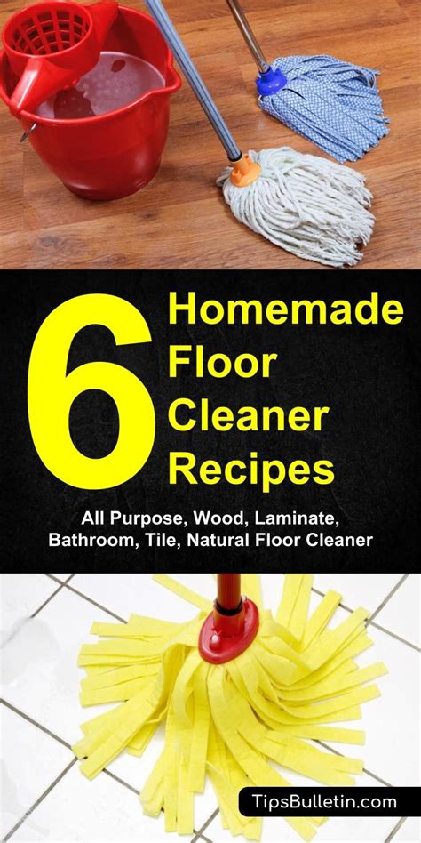 6 Homemade Floor Cleaner Recipes – How to Clean Your Floors | Recipe ...