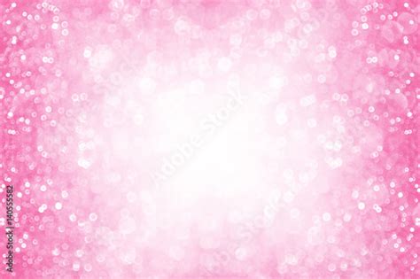 Pink glitter girl princess party birthday background or border Stock ...