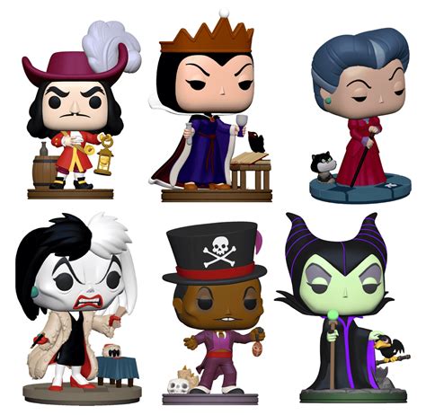 Disney Villains Funko Pop! Complete Set of 6 (Pre-Order) – Big Apple ...