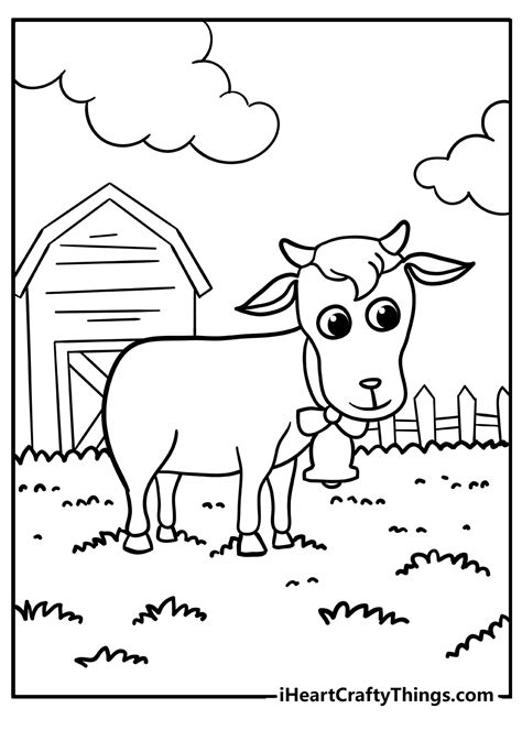 Coloring Pages For Kids Farm Animals