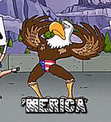 Dance Merica GIF - Dance Merica Eagle - Discover & Share GIFs