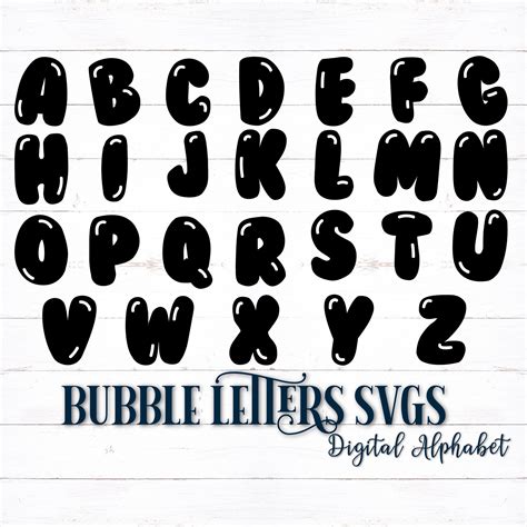 Creating Aesthetic Bubble Letters: A Step-by-Step Guide | Bubble letter ...