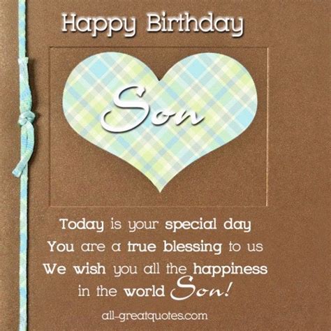 Happy Birthday Son | Free Birthday Cards For Son | Birthday cards for ...