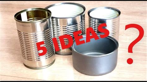 5 IDEAS TO REUSE/RECYCLE TIN CANS| Best Reuse Ideas | Recycled tin ...