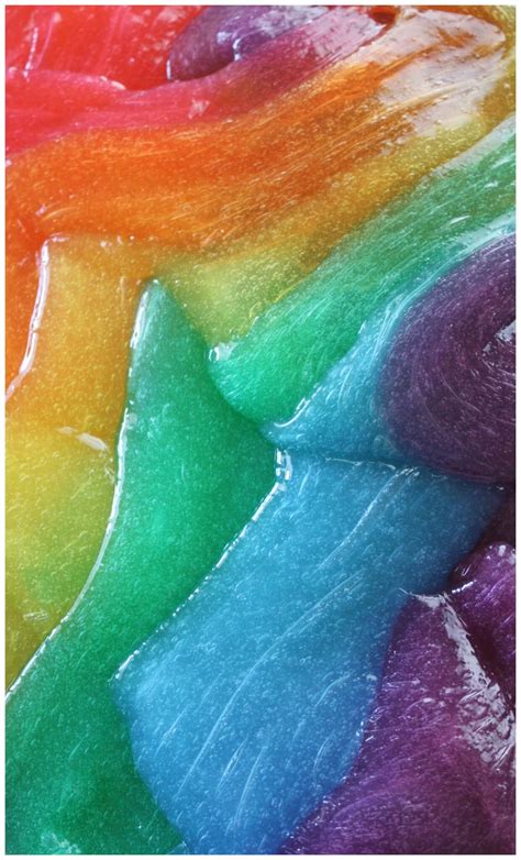 Rainbow Slime How To Make Easy Colored Slime Activity