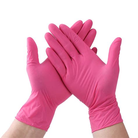 Pink Nitrile Gloves (non-latex)(box of 250) FDA RATED $30 Per Box : JKM ...