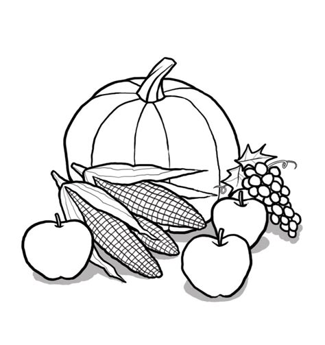 25 Free, Fall Printable Coloring Pages For Kids