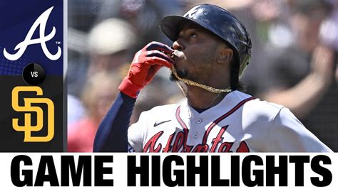 Braves vs. Padres Game Highlights (4/16/22) | MLB Highlights - Win Big ...