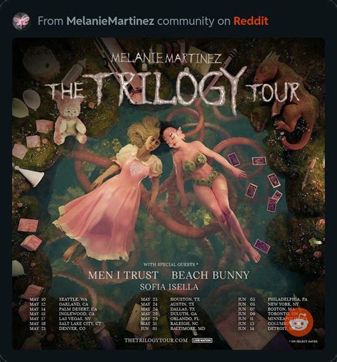 THE TRILOGY TOUR - OFFICIAL MEGATHREAD PART 2 : r/MelanieMartinez