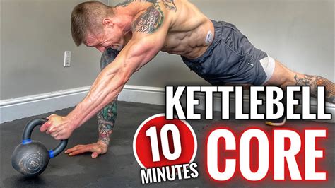 10 Minute Kettlebell Core Workout | Follow Along! - YouTube