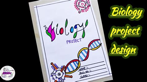 Biology project front page design - YouTube