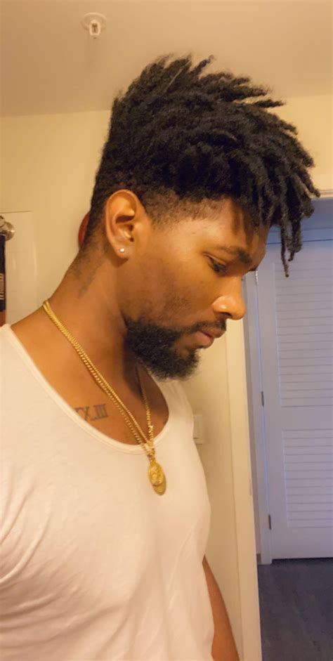 Going more for the killmonger style dreads look. This pic is 7 months ...