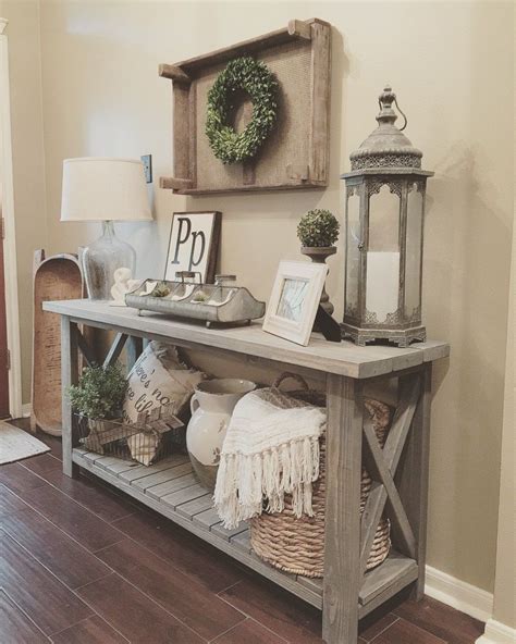 Farmhouse Entry Console Table