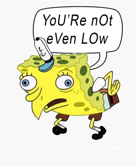 Mocking Spongebob Meme Png