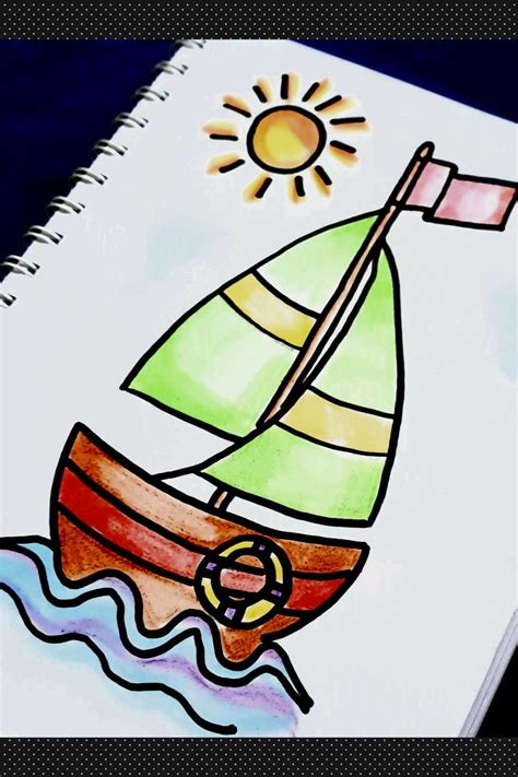 Share 84+ boat colour drawing latest - xkldase.edu.vn