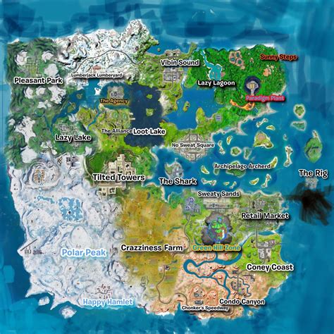 Fortnite Chapter 4 Season 1 Map Concept (A New Reality) this is NOT ...