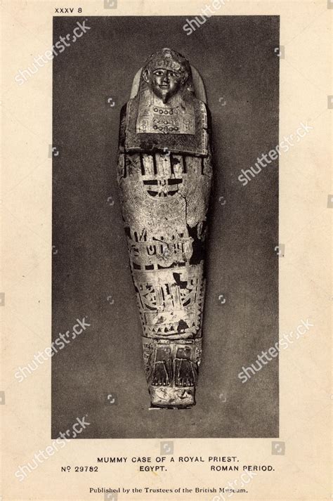 Egyptian Mummy British Museum Heavily Built Editorial Stock Photo ...