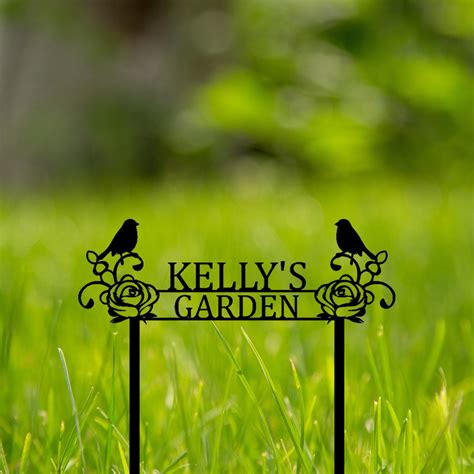 Custom Garden Metal Signs-metal Garden Stake - Etsy