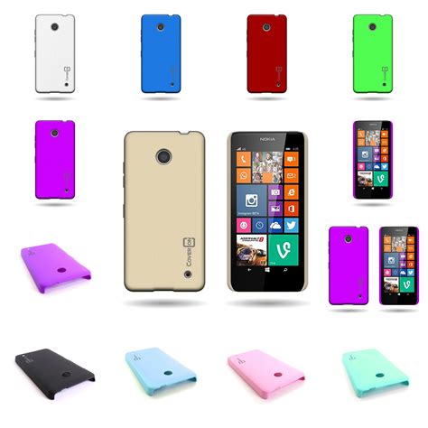 For Nokia Lumia 635 - Hard Sturdy Plastic Shell Phone Case Slim Back ...