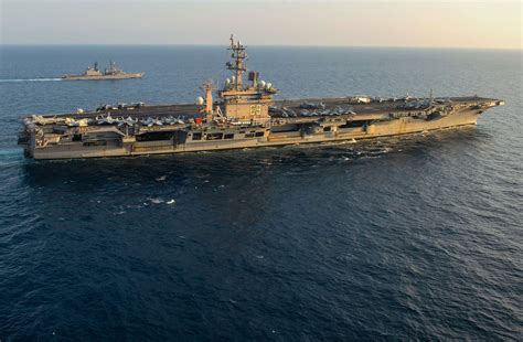 Uss Eisenhower In The Middle East