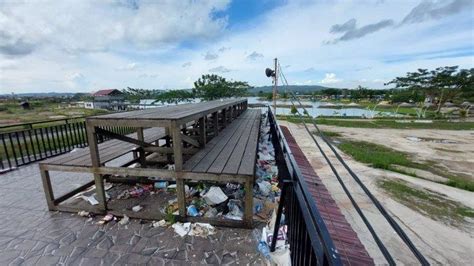 Polder Ilham Maulana di Sangatta Kutim Kurang Terawat, Banyak Sampah ...