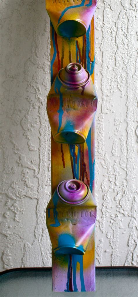 JESUS CHRIST Cross Sculpture Abstract Spray Paint Cans Dada Street Fine ...