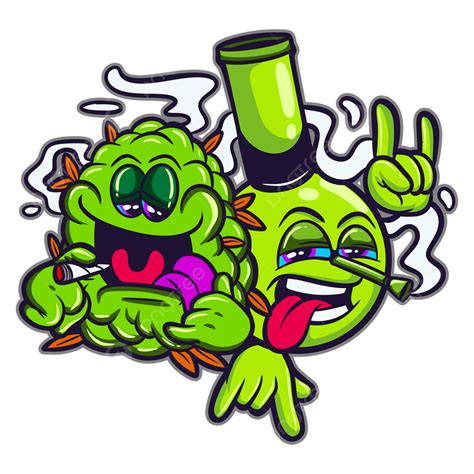 Weed And Bong Cartoon, Cartoon Clipart, Weed Clipart, Art PNG ...