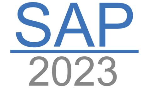 SAP 2023