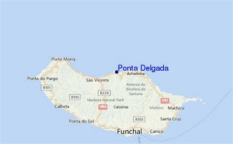 Ponta Delgada Mapa | Mapa