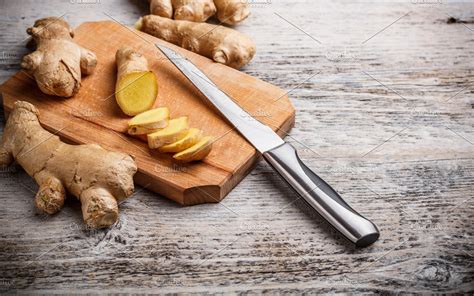 Fresh ginger root | High-Quality Food Images ~ Creative Market