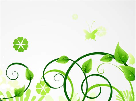 Fresh green eco leaves Backgrounds | Abstract, Green, Nature Templates ...