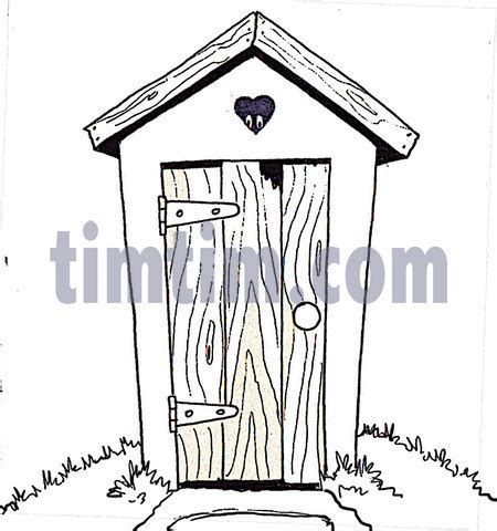 Outhouse Sketch at PaintingValley.com | Explore collection of Outhouse ...