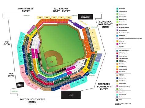 Globe Life Park Seating Map | Cabinets Matttroy