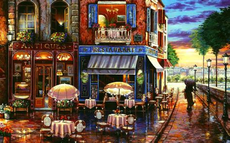 Paris Cafe Wallpapers - Top Free Paris Cafe Backgrounds - WallpaperAccess