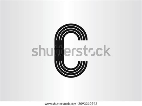 C Letter Logo C Minimalist Logo Stock Vector (Royalty Free) 2093310742 ...