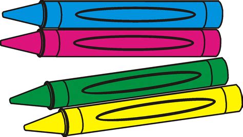 Crayons clipart black and white free clipart images – Clipartix