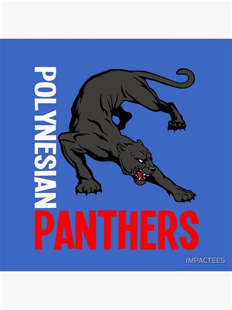 "Polynesian Panthers" Throw Pillow by IMPACTEES | Redbubble