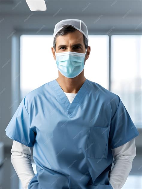 Premium Photo | Professional portrait photo of a surgeon wearing uniform