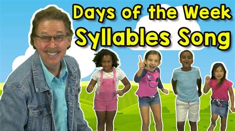 Days of the Week Syllables Song | Jack Hartmann | Syllable Song Chords ...