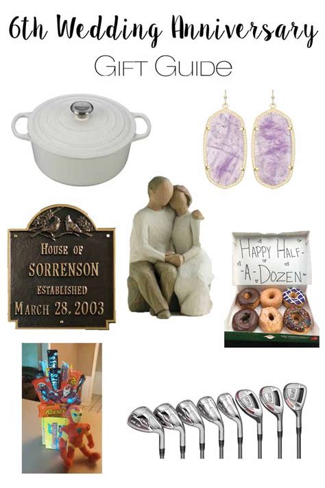 6th Wedding Anniversary Gift Ideas - jenniemarieweddings