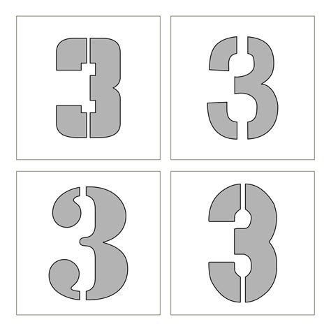 9 Best Images of Number 3 Printable Templates - Printable Number Three ...