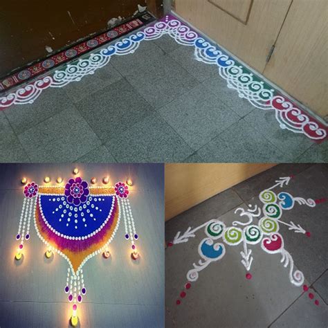 Simple Door Rangoli Single Design Simple changes for a more sustainable ...