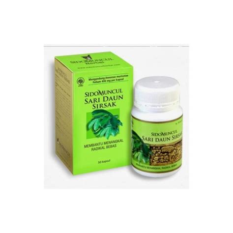 Soursop Leaf Extract (Sido Muncul Graviola) 1 Bottle/50Capsules by Sido ...