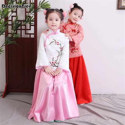 2019 new kids traditional chinese dance costumes children girls chinese ...