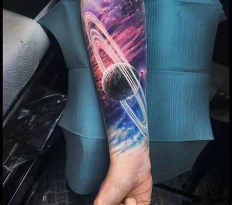 Saturn Tattoo: 42 Best Examples of This Majestic Planet You Will ...