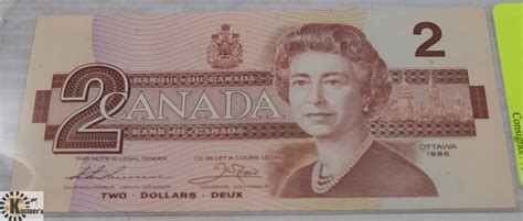 1986 $2 CANADIAN BILL - Kastner Auctions