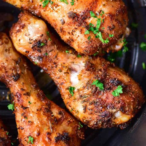 Perfect Air Fryer Chicken Drumsticks (Or legs!) - 40 Day Shape Up