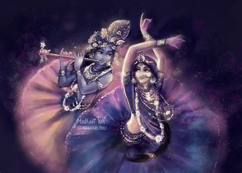 Radha Krishna Dance Wall Art - Etsy India | Krishna radha painting ...