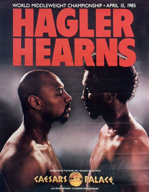 MARVIN HAGLER vs. THOMAS HEARNS (Site) Caesars